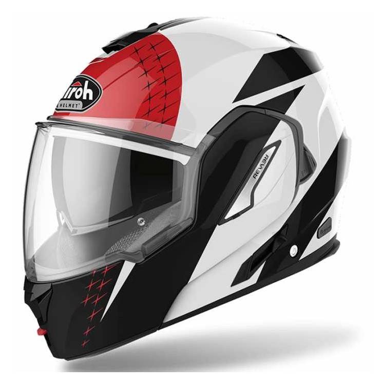 CASCO REV 19 LEADEN ROSSO LUCIDO | AIROH