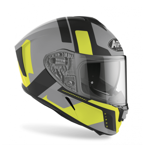 CASCO SPARK SHOGUN GIALLO OPACO | AIROH