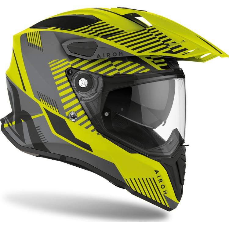 CASCO COMMANDER BOOST GIALLO OPACO | AIROH