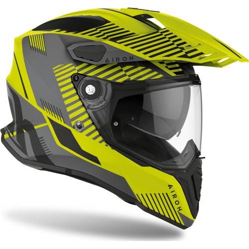CASCO COMMANDER BOOST GIALLO OPACO | AIROH