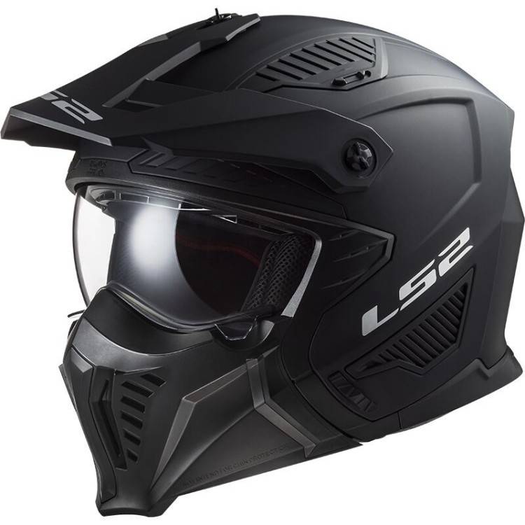 CASCO JET LS2 OF606 DRIFTER SOLID MATT BLACK-06  | LS2