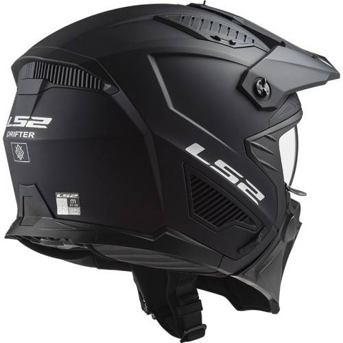 CASCO JET LS2 OF606 DRIFTER SOLID MATT BLACK-06  | LS2