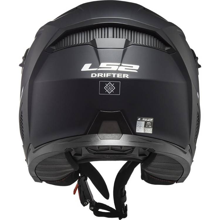 CASCO JET LS2 OF606 DRIFTER SOLID MATT BLACK-06  | LS2