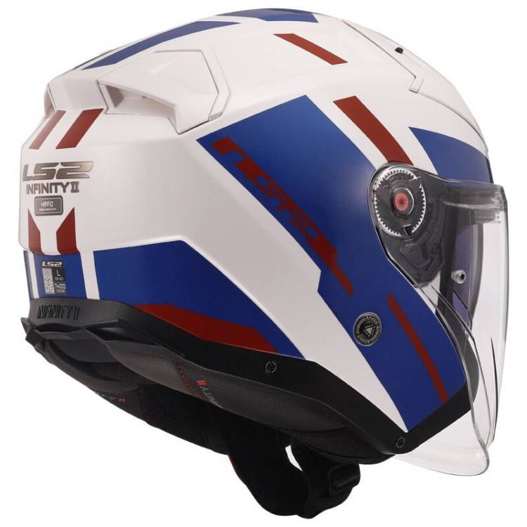 CASCO JET LS2 OF603 INFINITY II SPECIAL GL.WHITE BLUE-06  | LS2