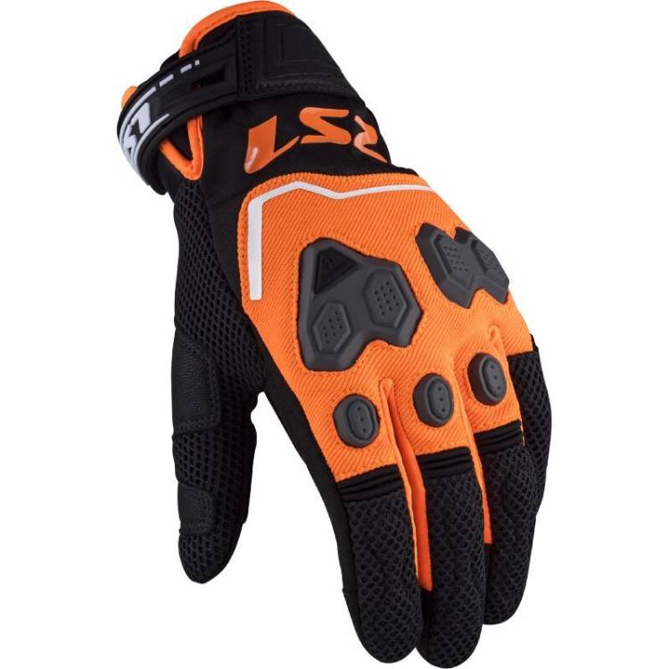 GUANTI VEGA MAN GLOVES BLACK ORANGE | LS2