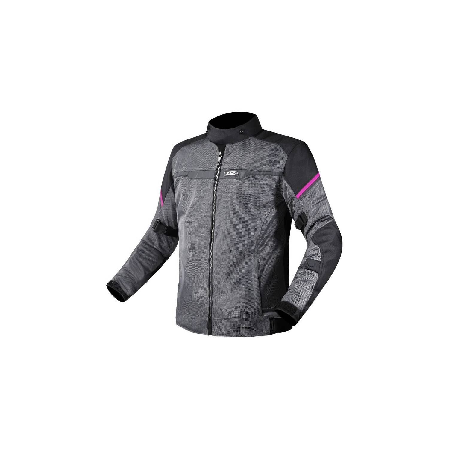LS2 RIVA GIACCA CE ESTIVA MOTO TRAFORATA UOMO GRIGIO CHIARO ARANCIO 1 600x600
