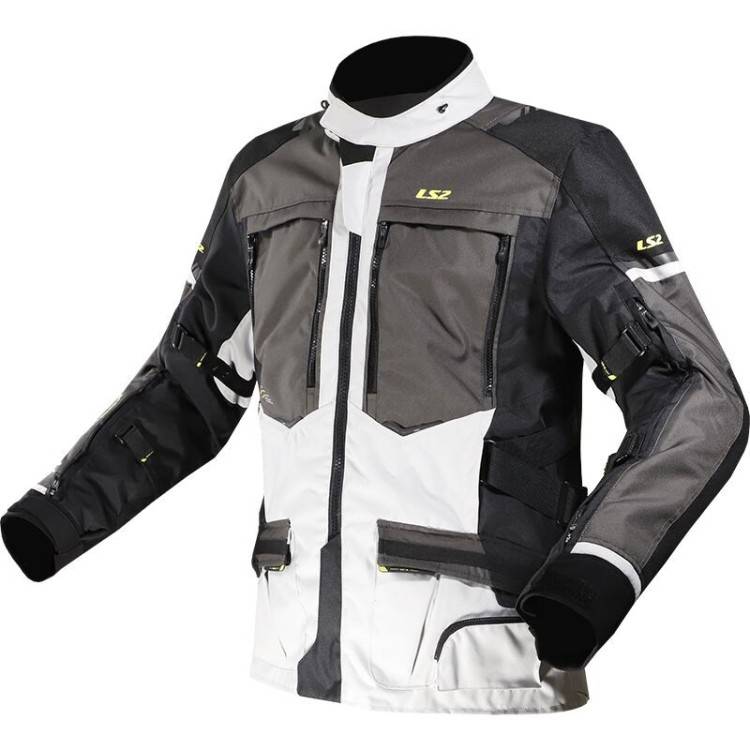 GIACCA NORWAY MAN JACKET BLACK GREY YELLOW | LS2