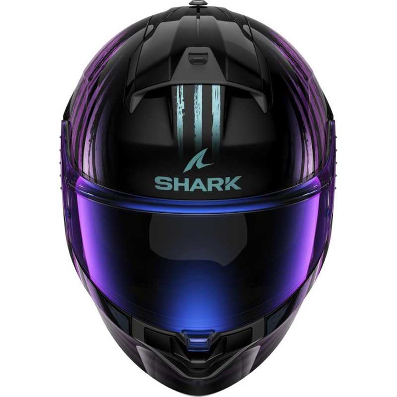 Casco integrale Shark Ridill 1.2 Nelum white black violet helmet ca
