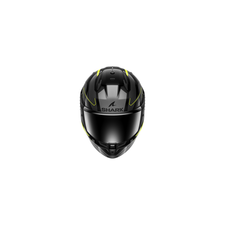 CASCO INTEGRALE D-SKWAL 3 SIZLER  BLACK ANTHRACITE YELLOW | SHARK HELMETS | HE0922EKAY