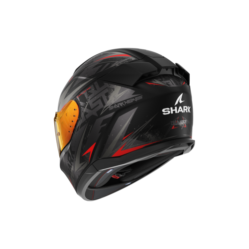 CASCO INTEGRALE D-SKWAL 3 BLAST-R MAT BLACK ANTHRACITE RED | SHARK HELMETS | HE0921EKAR