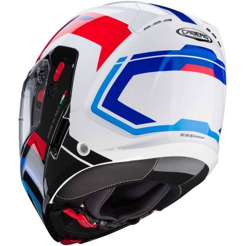CASCO MODULARE HORUS X ROAD WHITE  BLACK  RED  BLUE | CABERG