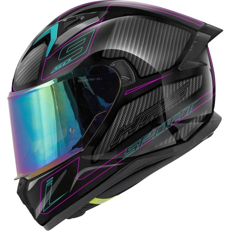 CASCO INTEGRALE 50.9 ENIGMA NERO TITANIO ROSA | GIVI | H509FNGBP