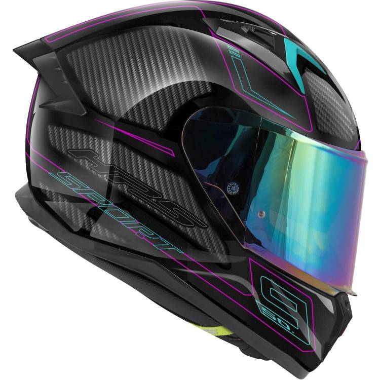 CASCO INTEGRALE 50.9 ENIGMA NERO TITANIO ROSA | GIVI | H509FNGBP