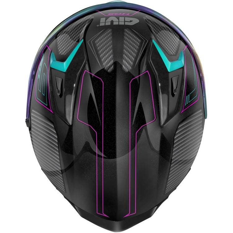 CASCO INTEGRALE 50.9 ENIGMA NERO TITANIO ROSA | GIVI | H509FNGBP