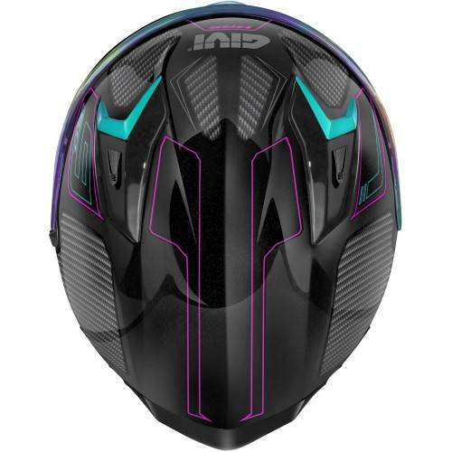 CASCO INTEGRALE 50.9 ENIGMA NERO TITANIO ROSA | GIVI | H509FNGBP