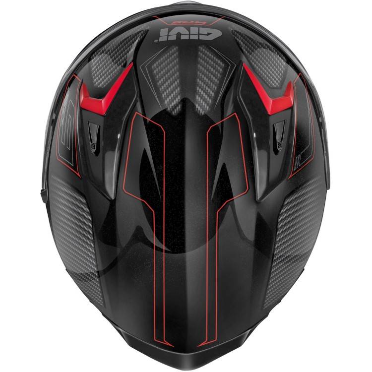 CASCO INTEGRALE 50.9 ENIGMA NERO TITANIO ROSSO | GIVI | H509FNGBR
