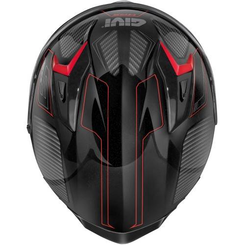 CASCO INTEGRALE 50.9 ENIGMA NERO TITANIO ROSSO | GIVI | H509FNGBR