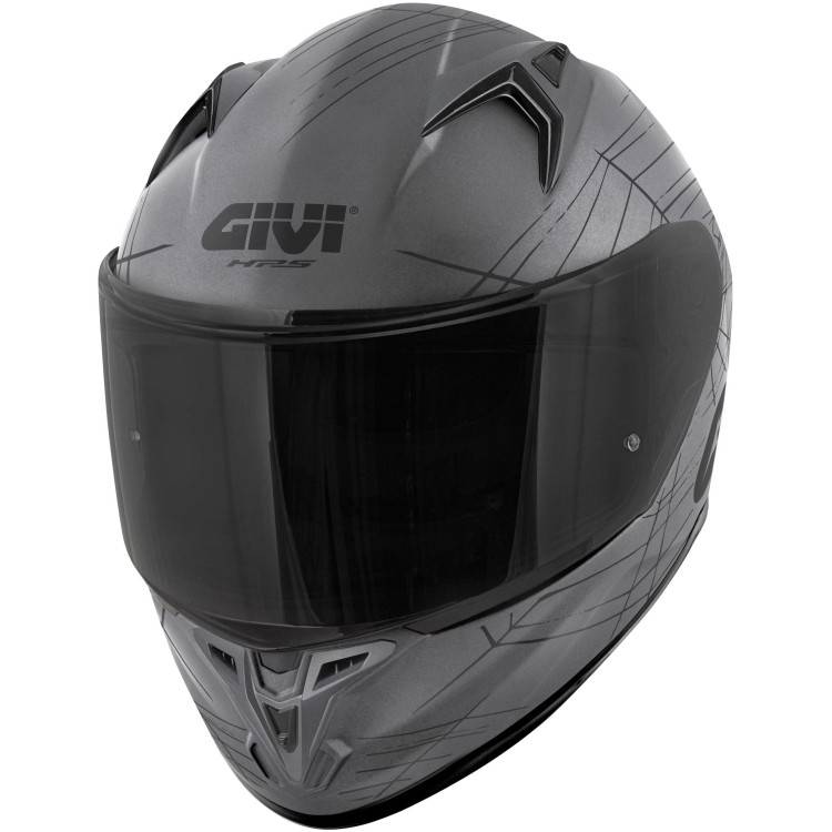 CASCO INTEGRALE 50.7 PHOBIA TITANIO OPACO NERO | GIVI | H507FPHTB