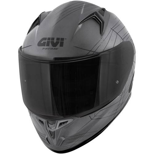 CASCO INTEGRALE 50.7 PHOBIA TITANIO OPACO NERO | GIVI | H507FPHTB