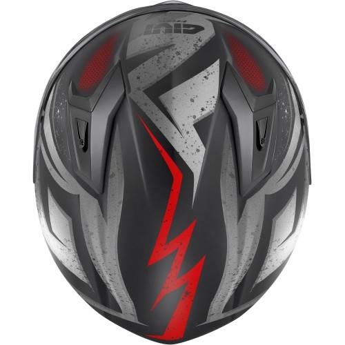 CASCO INTEGRALE 50.7 REBEL NERO OPACO ROSSO | GIVI | H507FRBBR