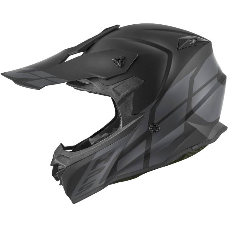 CASCO CROSS 60.1 INVERT NERO OPACO GRIGIO SCURO | GIVI | H601FNVBK