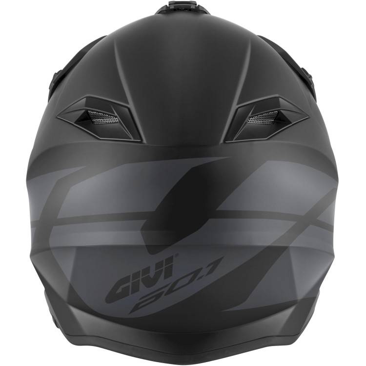 CASCO CROSS 60.1 INVERT NERO OPACO GRIGIO SCURO | GIVI | H601FNVBK