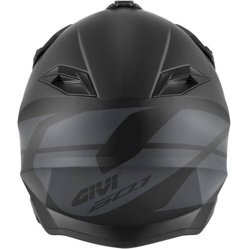 CASCO CROSS 60.1 INVERT NERO OPACO GRIGIO SCURO | GIVI | H601FNVBK