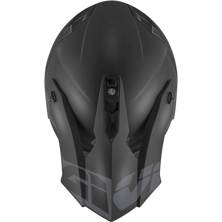 CASCO CROSS 60.1 INVERT NERO OPACO GRIGIO SCURO | GIVI | H601FNVBK