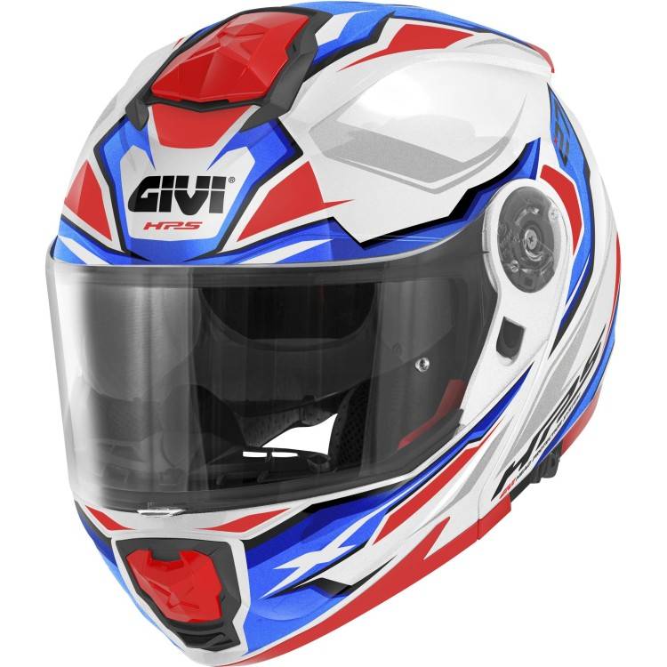 CASCO MOD.X27 SECTOR BIANCO BLU ROSSO | GIVI | HX27FSEWB