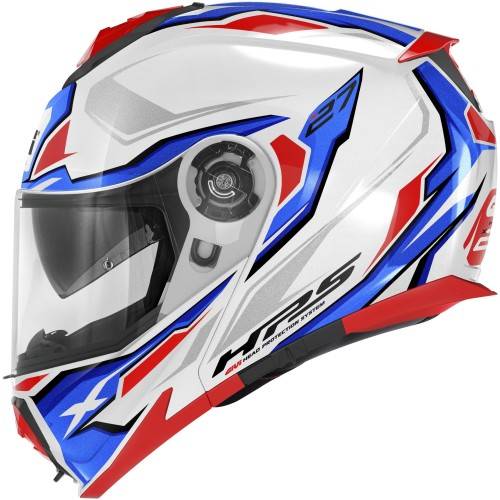 CASCO MOD.X27 SECTOR BIANCO BLU ROSSO | GIVI | HX27FSEWB