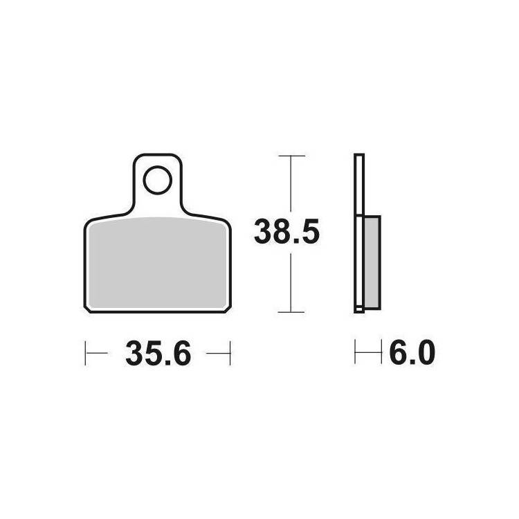 PASTIGLIE FRENO SBS 803HF | SGR | 6568030
