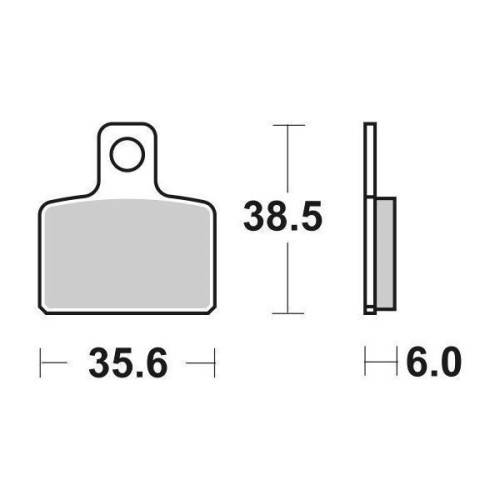 PASTIGLIE FRENO SBS 803HF | SGR | 6568030