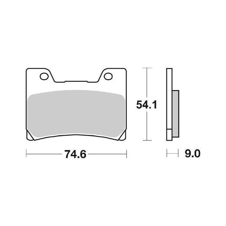 PASTIGLIE FRENO SBS 645HF | SGR | 6566450