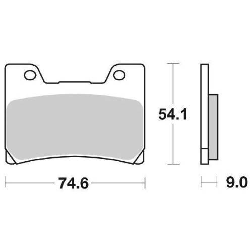 PASTIGLIE FRENO SBS 645HF | SGR | 6566450