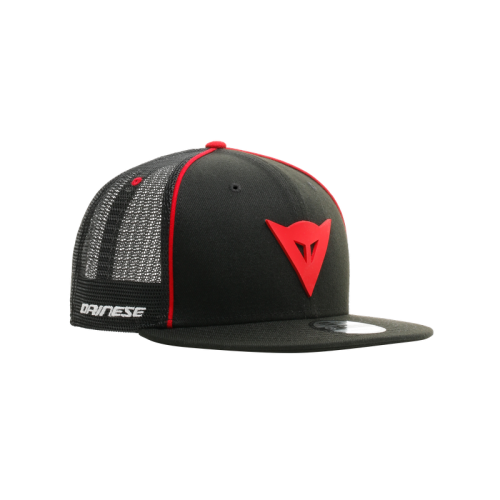 DAINESE 9FIFTY TRUCKER SNAPBACK CAP BLACK RED | DAINESE