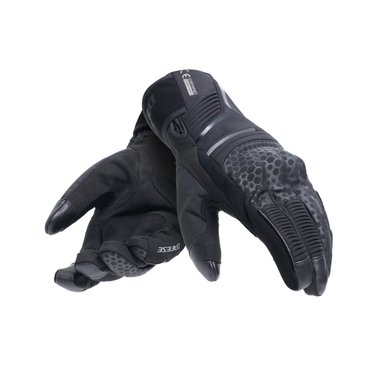 TEMPEST 2 D-DRY SHORT GLOVES BLACK | DAINESE
