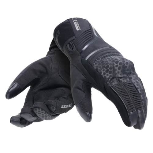TEMPEST 2 D-DRY SHORT GLOVES BLACK | DAINESE