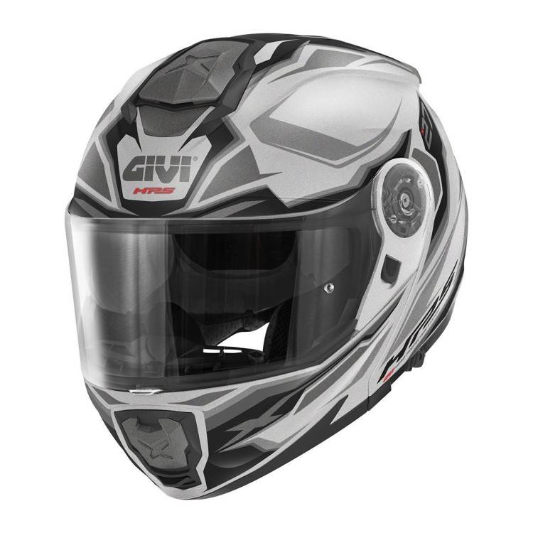 CASCO MODULARE X27 SECTOR TITAN ARGENTO  | GIVI | HX27FSETS