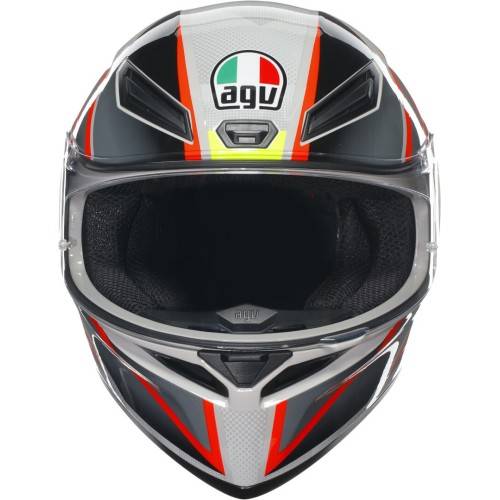 CASCO INTEGRALE  AGV K1 S  E2206 BLIPPER GREY RED | AGV