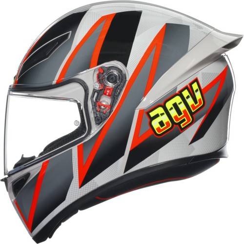 CASCO INTEGRALE  AGV K1 S  E2206 BLIPPER GREY RED | AGV