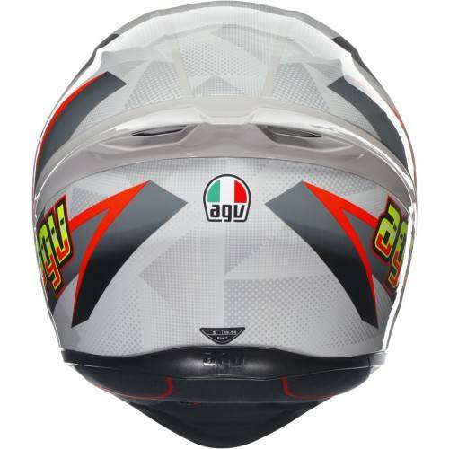 CASCO INTEGRALE  AGV K1 S  E2206 BLIPPER GREY RED | AGV