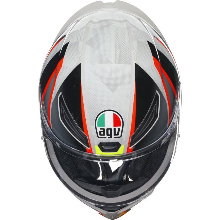 CASCO INTEGRALE  AGV K1 S  E2206 BLIPPER GREY RED | AGV