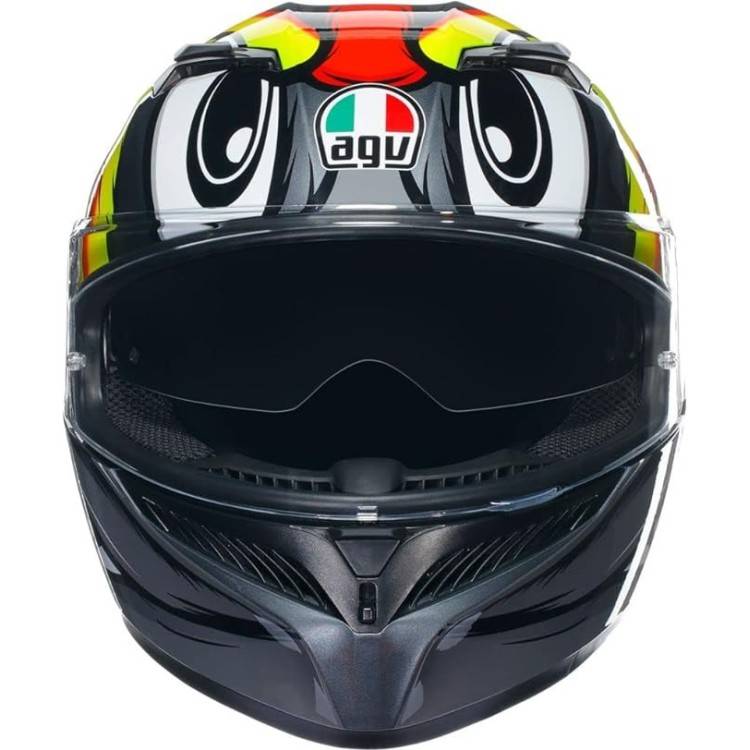 CASCO INTEGRALE AGV K3 E2206 MPLK BIRDY 2.0 GREY YELLOW RED | AGV