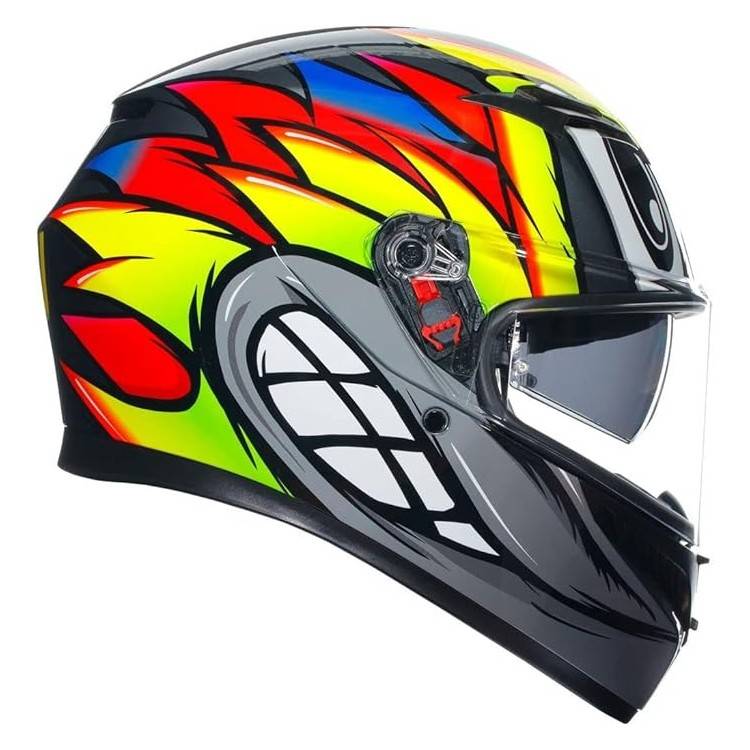 CASCO INTEGRALE AGV K3 E2206 MPLK BIRDY 2.0 GREY YELLOW RED | AGV