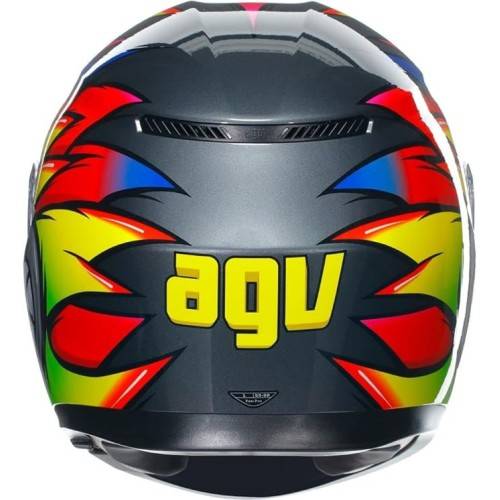 CASCO INTEGRALE AGV K3 E2206 MPLK BIRDY 2.0 GREY YELLOW RED | AGV