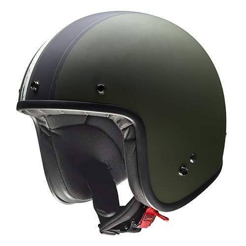 Givi 20.7 oldster verde/nero casco