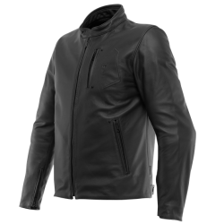 GIACCA FULCRO LEATHER JACKET DARK-BROWN | DAINESE