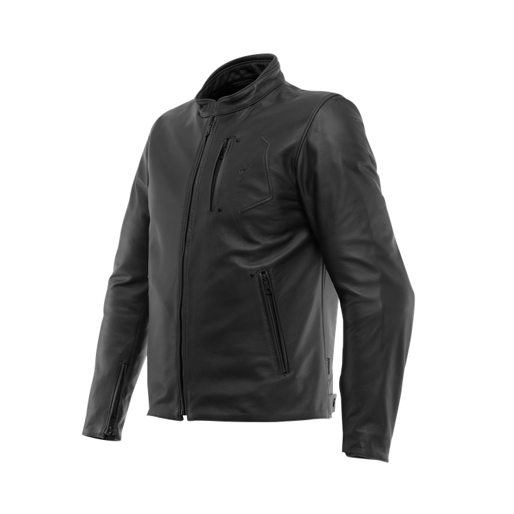 GIACCA FULCRO LEATHER JACKET DARK-BROWN | DAINESE