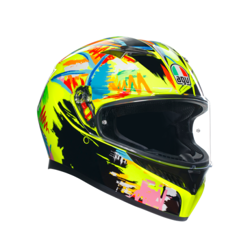 CASCO INTEGRALE AGV K3 E2206 MPLK ROSSI WINTER TEST 2019 | AGV