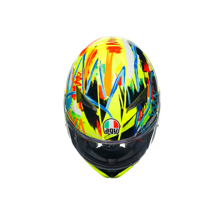 CASCO INTEGRALE AGV K3 E2206 MPLK ROSSI WINTER TEST 2019 | AGV